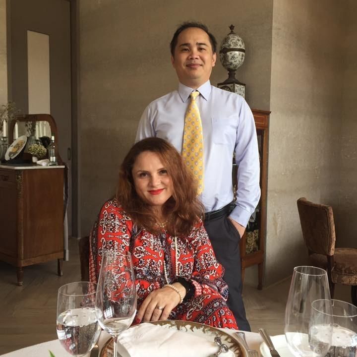 Silvia Tabor and Charles Chiou